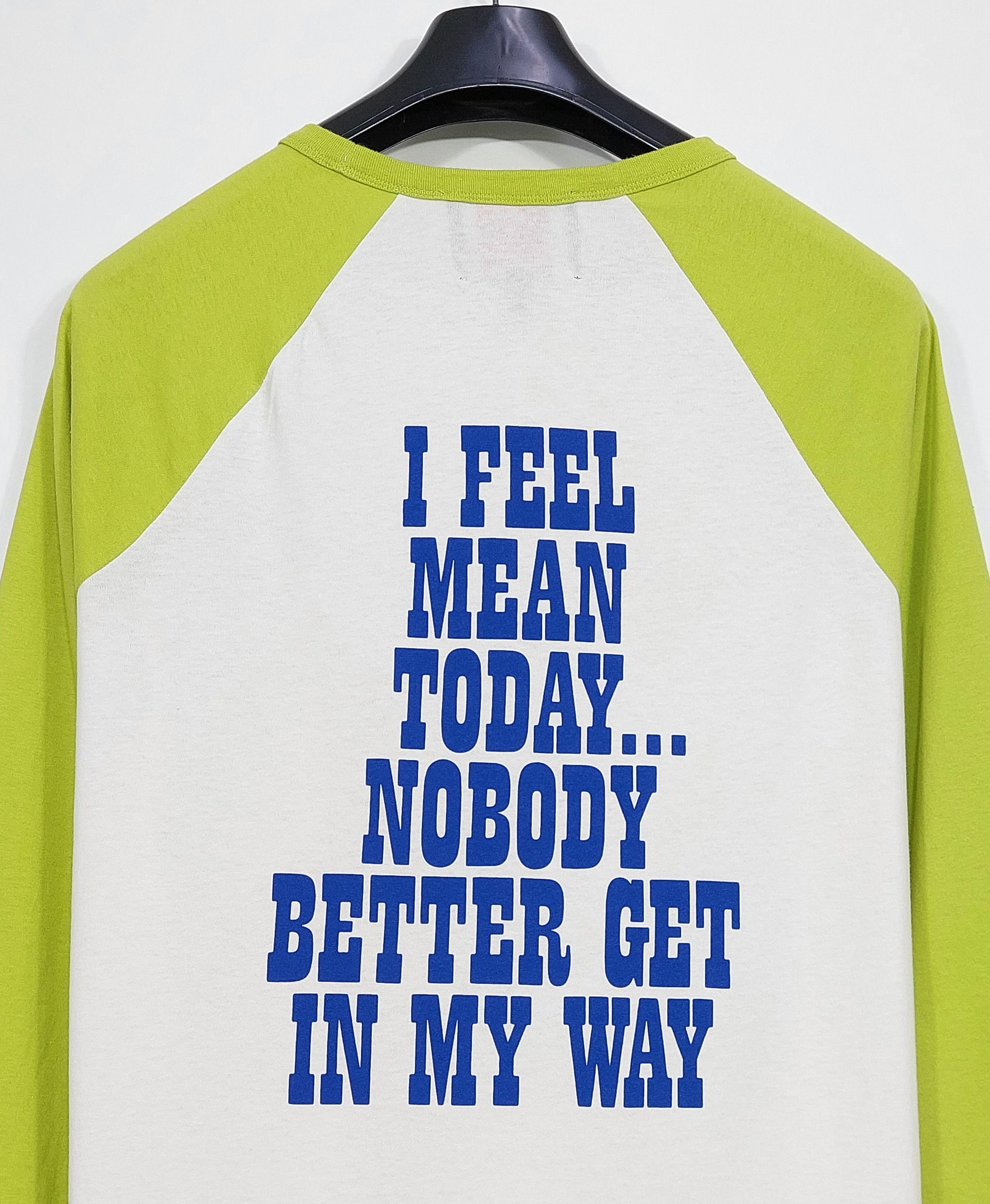 Marc Jacobs x PEANUTS raglan print cotton LS tshirt - white / green S Size US S / EU 44-46 / 1 - 7 Thumbnail