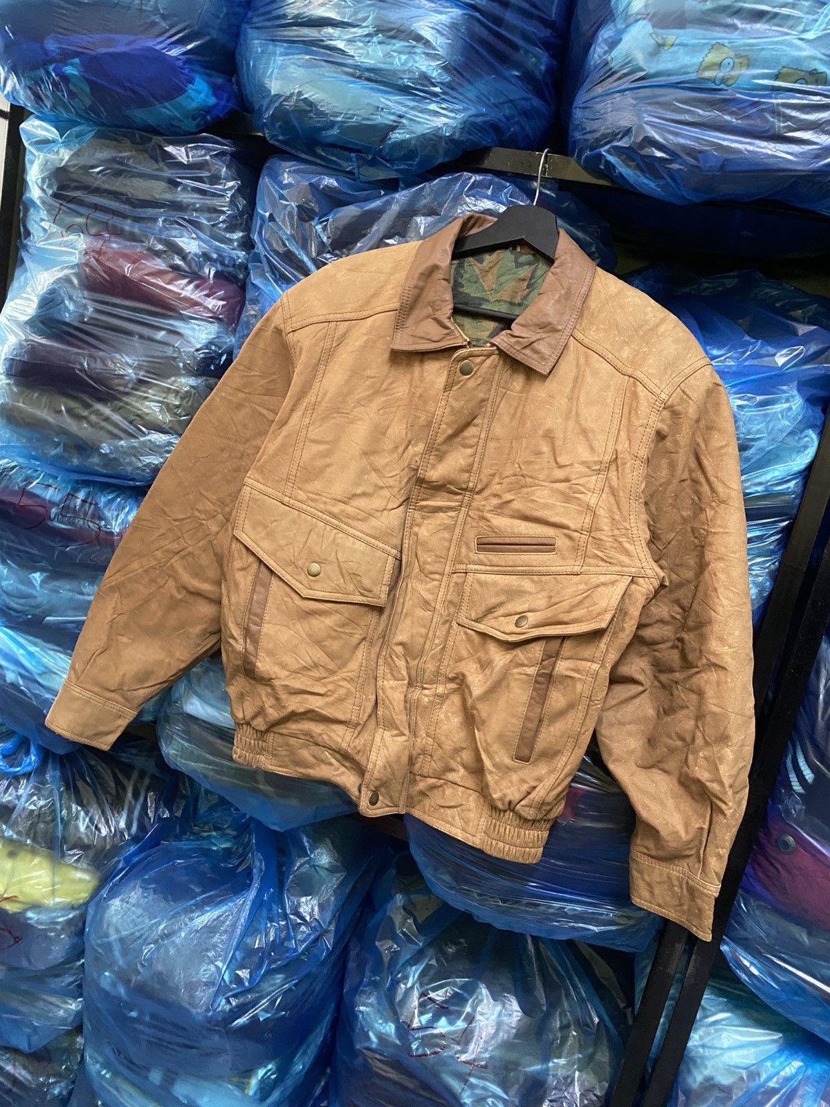 Other Vintage MIRALGO Leather Bomber Jacket - Brown - Men’s Size US M / EU 48-50 / 2 - 2 Thumbnail