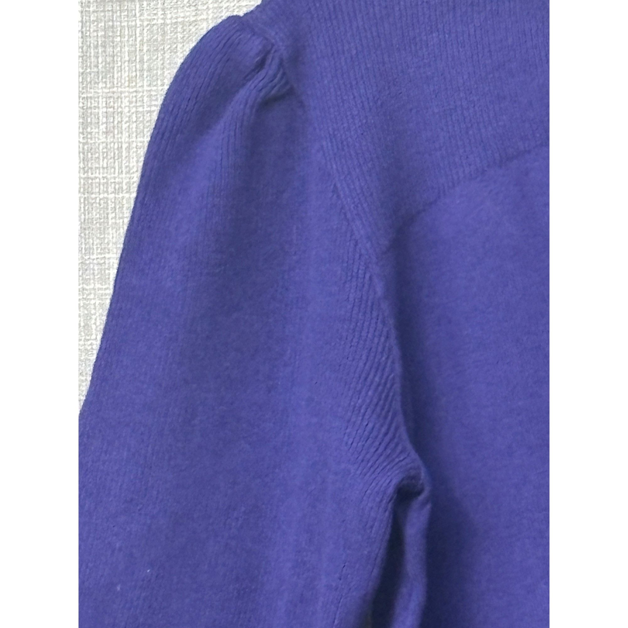 Other Style & Co Pleated-Sleeve Tunic Sweater, Midnight Iris, S Size S / US 4 / IT 40 - 10 Thumbnail