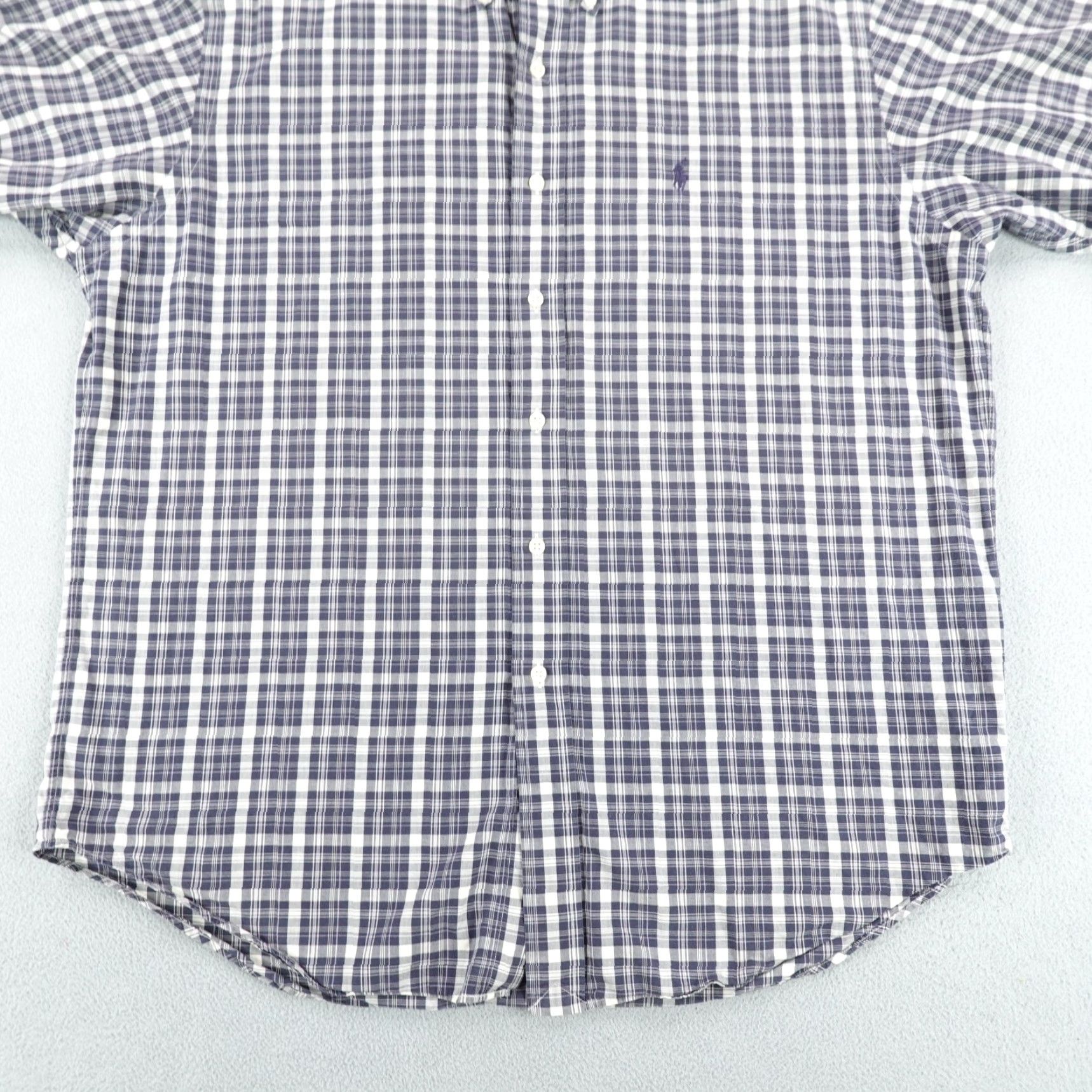 Ralph Lauren VINTAGE Ralph Lauren Shirt Mens L Blue Plaid Blake Pony Logo Button Up Size US L / EU 52-54 / 3 - 4 Thumbnail