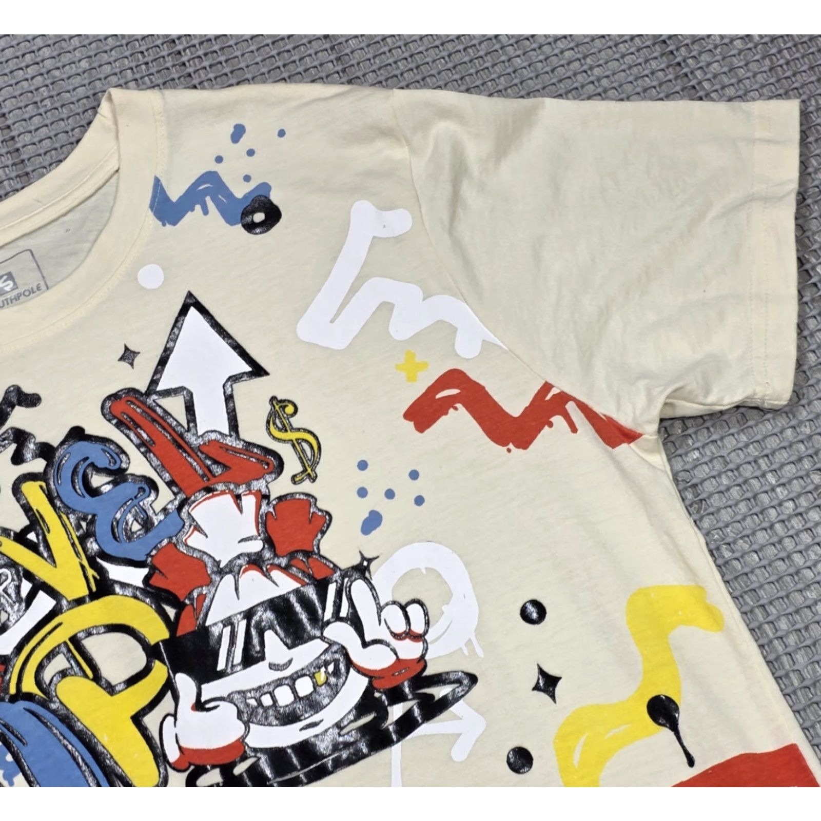 Southpole Southpole T Shirt Graphic Money Beig e Level Up Mens L Short Sleeve Y2K Cyberpunk Size US L / EU 52-54 / 3 - 4 Thumbnail