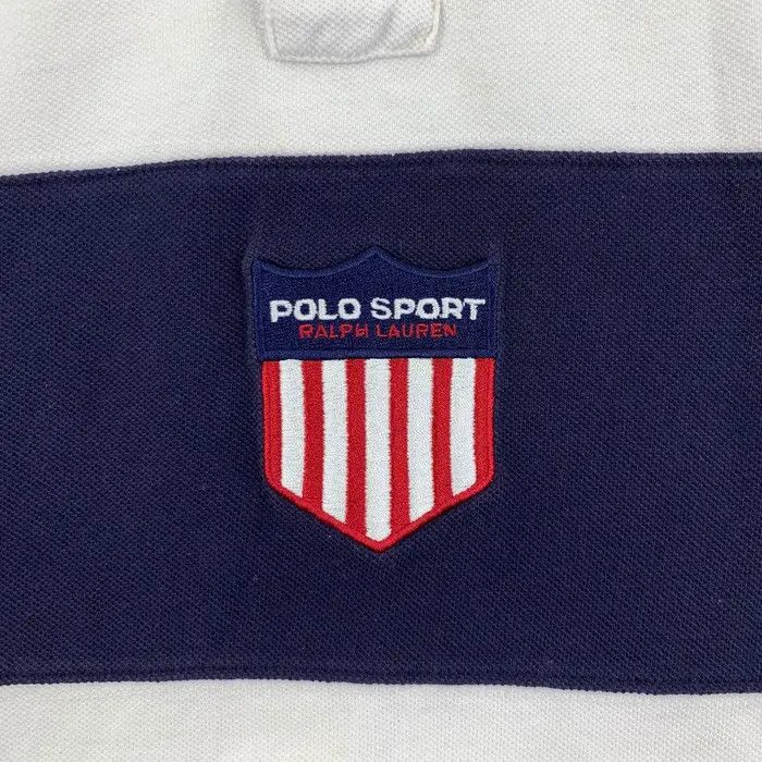 Polo Ralph Lauren Vintage 90’ POLO SPORT RALPH LAUREN Kswiss Logo Tee Shirt Size US M / EU 48-50 / 2 - 4 Thumbnail