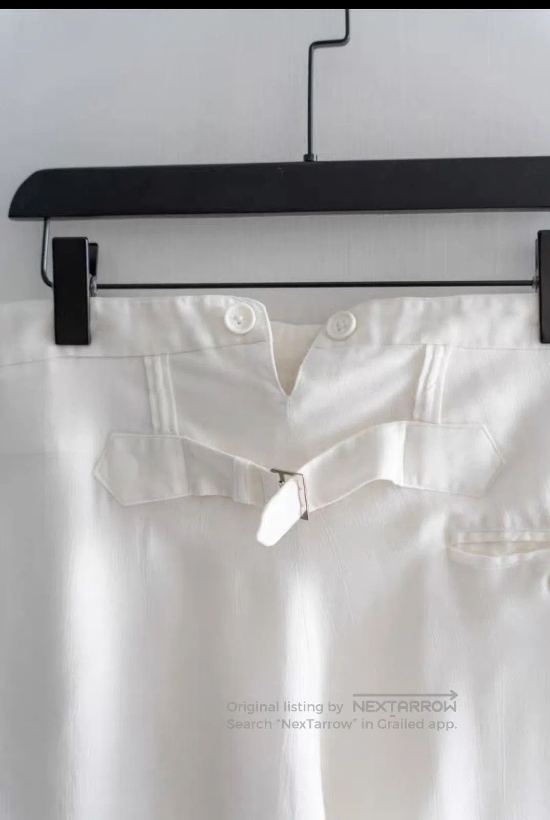 Yohji Yamamoto White Casual Pants Size 32. Size US 32 / EU 48 - 3 Thumbnail