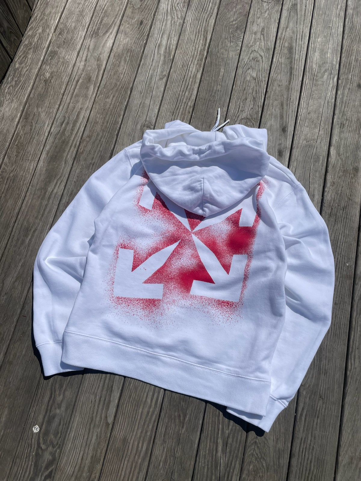 image of Off White Hoodie, Men's (Size Medium)