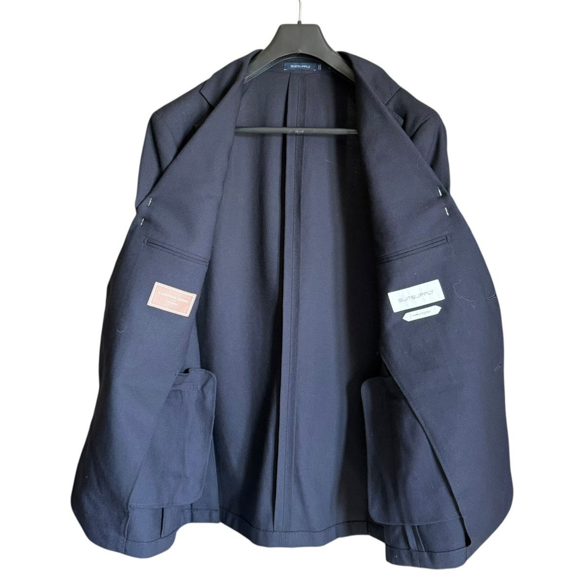 Suitsupply SuitSupply Havana Jetted Unlined Wool Blazer 44S Black Rogna Size 44S - 5 Thumbnail