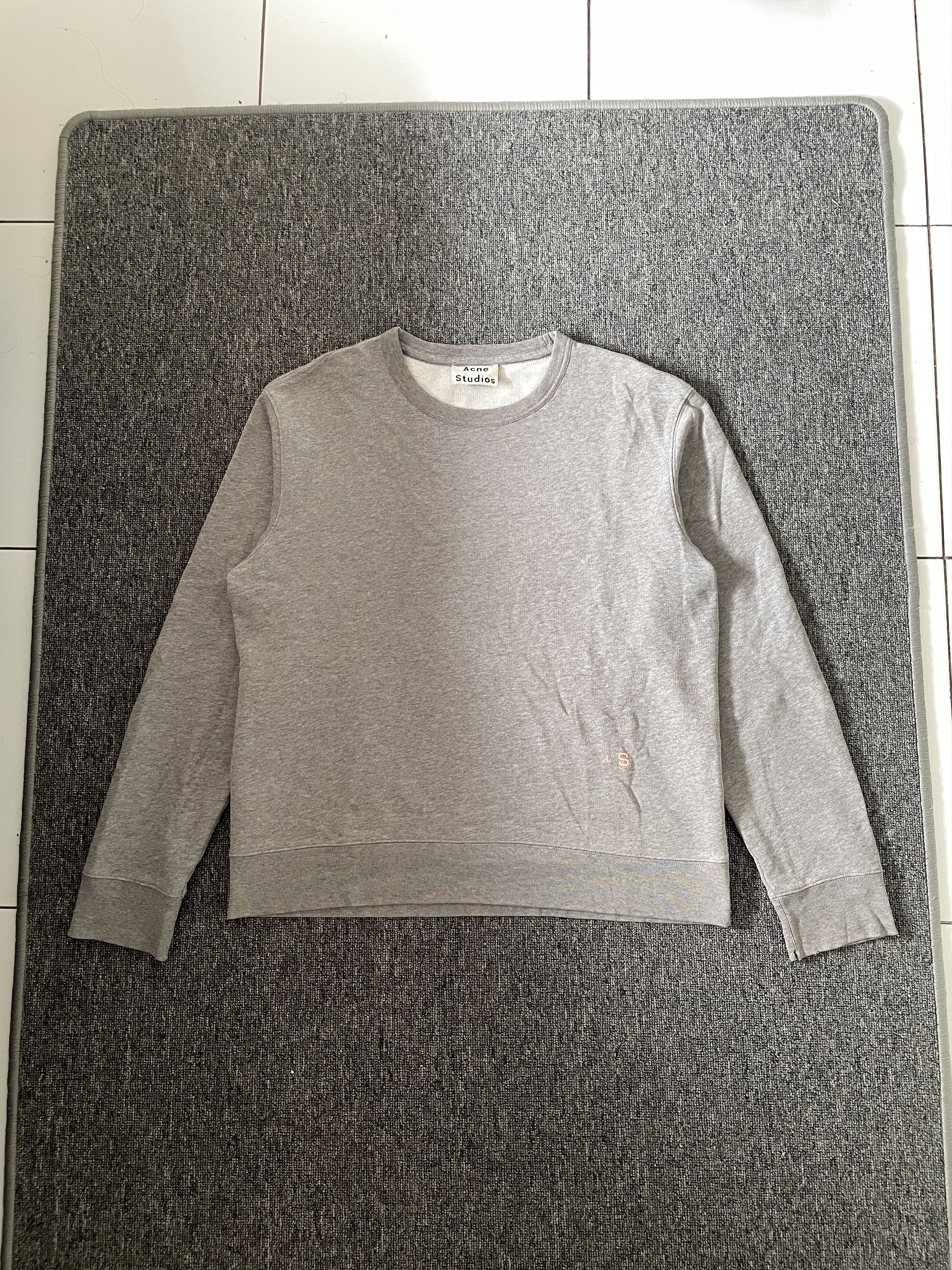 Acne Studios ACNE STUDIOS 'FAISE' S/S 2018 EMBROIDERY SWEATSHIRT Size US L / EU 52-54 / 3 - 1 Thumbnail