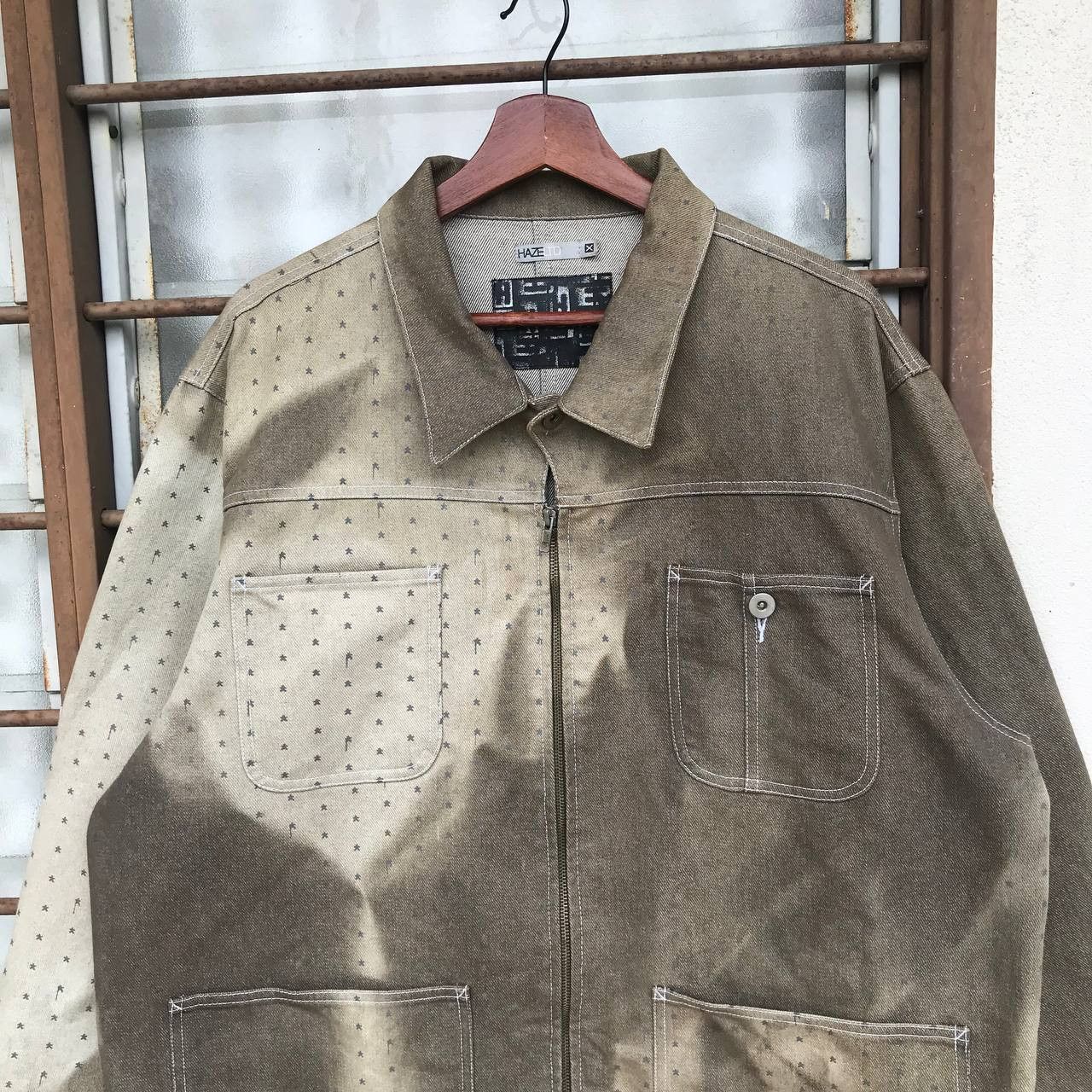 Haze VINTAGE HAZE FADED CHORE JACKET PAINTED DOT Size US XL / EU 56 / 4 - 13 Thumbnail