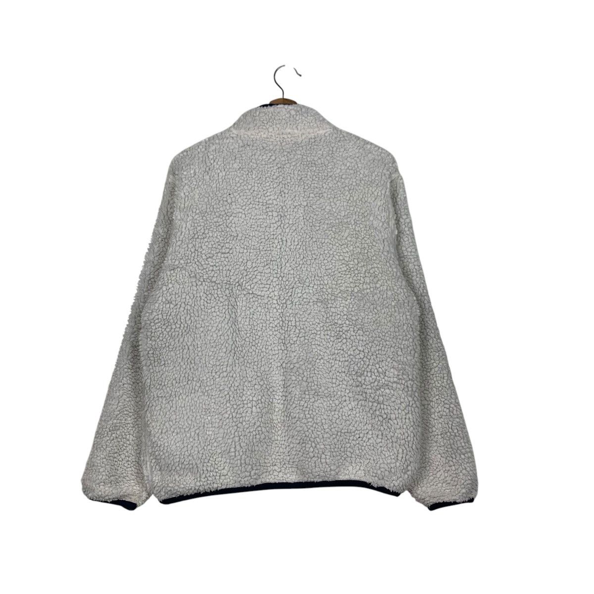 Ben Davis BEN DAVIS Deep Pile White Fleece Jacket #1998-C87 Size US L / EU 52-54 / 3 - 7 Thumbnail