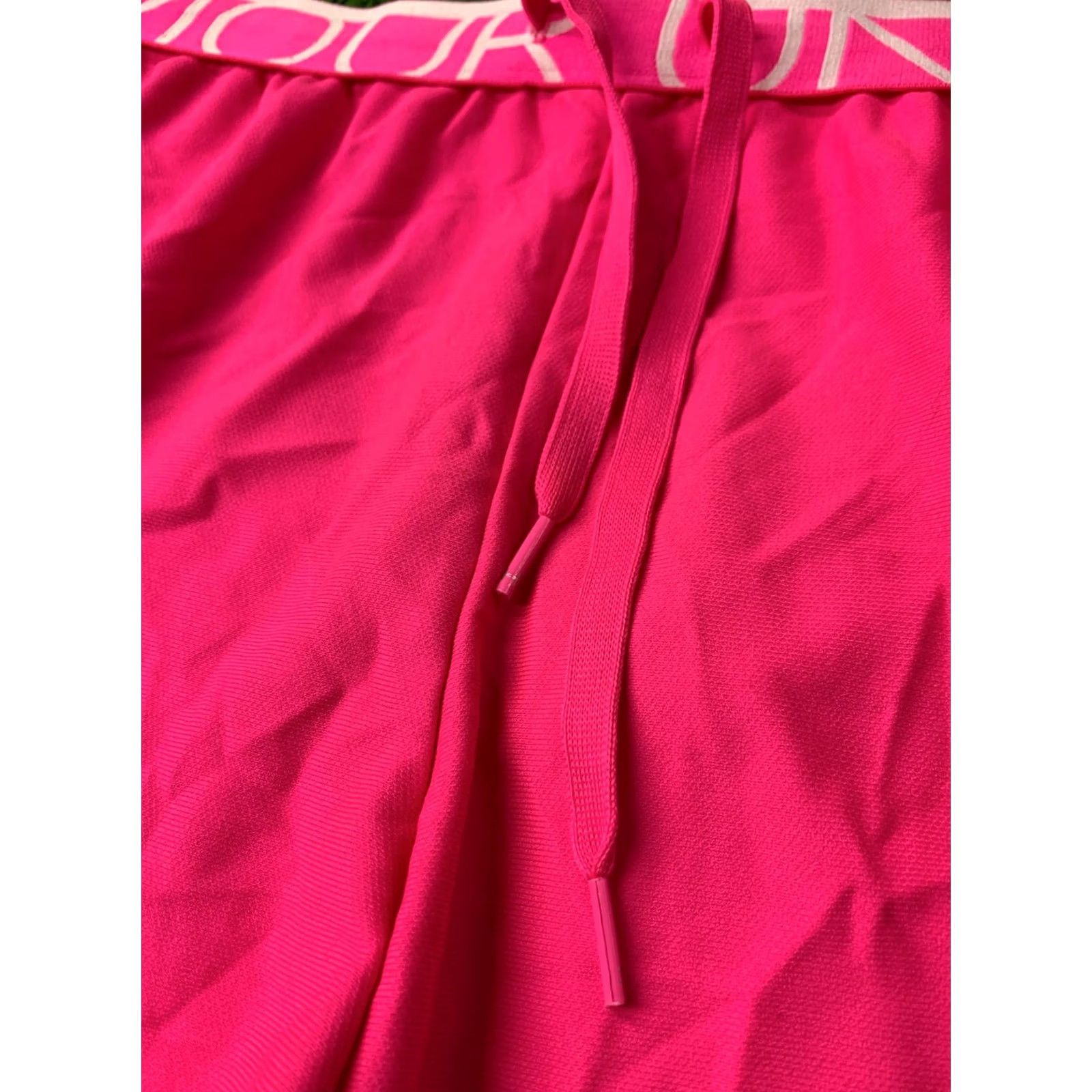 Nike NIKE TRAINING SHORTS Women M Pink and White - 28 cm 38 cm Low Rise Classic Fit Sport Performance/Activity: Cross Training Size 32" / US 10 / IT 46 - 3 Thumbnail