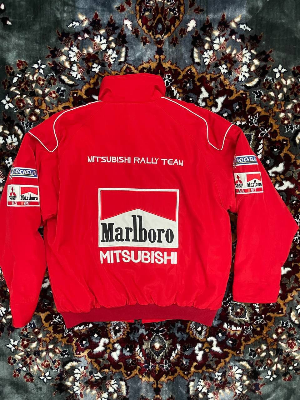 Marlboro 🔥Vintage Malboro x Mitsubishi Racing Bomber Jacket🔥 Size US M / EU 48-50 / 2 - 4 Thumbnail