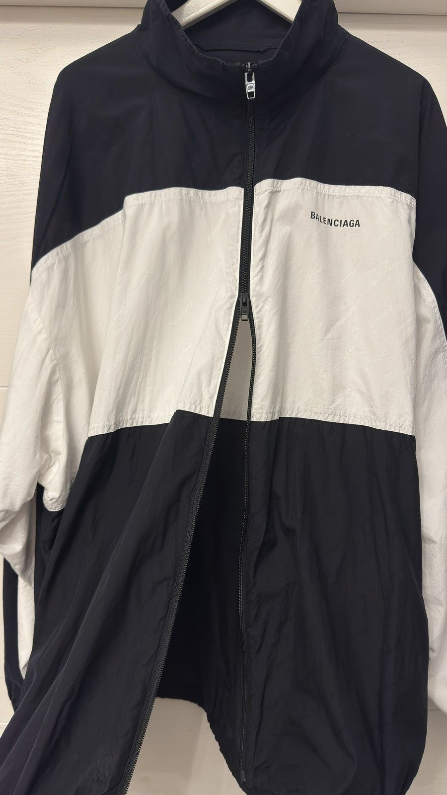 Balenciaga Balenciaga zip up track jacket size 50 Size US L / EU 52-54 / 3 - 5 Thumbnail
