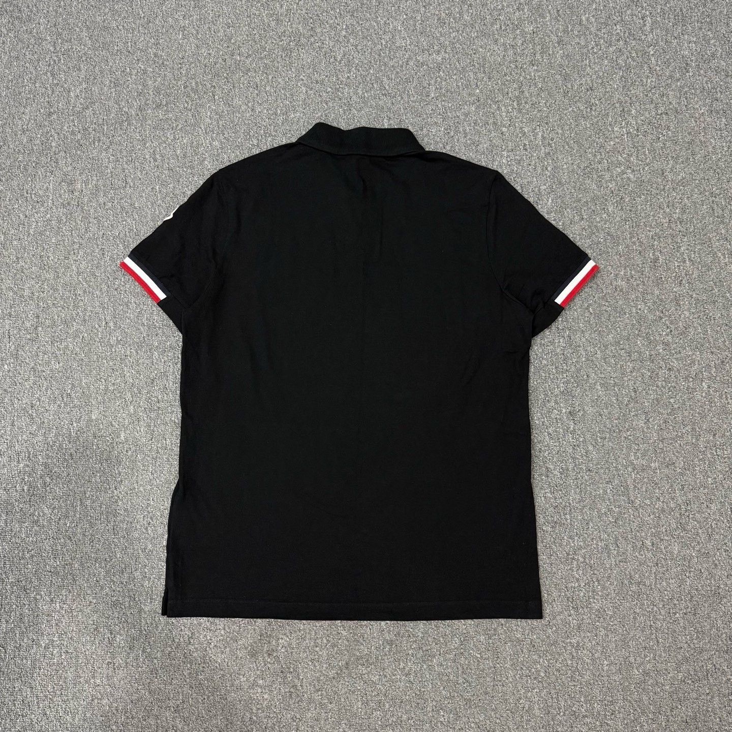 Moncler Moncler Black Logo Short Sleeve Polo Size US L / EU 52-54 / 3 - 2 Thumbnail
