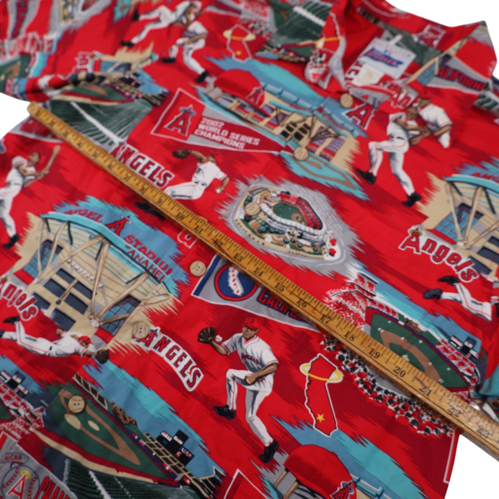 MLB × Reyn Spooner × Vintage VTG Reyn Spooner Anaheim Angels Baseball Hawaiian Shirt Size US XL / EU 56 / 4 - 7 Thumbnail