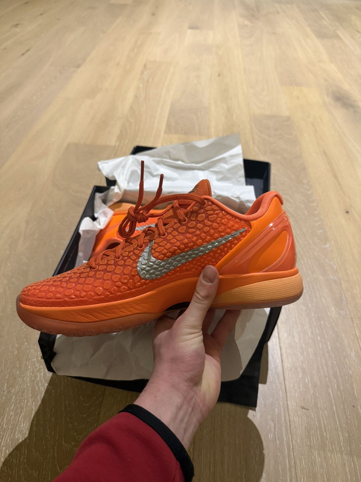 Nike Kobe 6 Total Orange Size US 11 / EU 44 - 3 Thumbnail