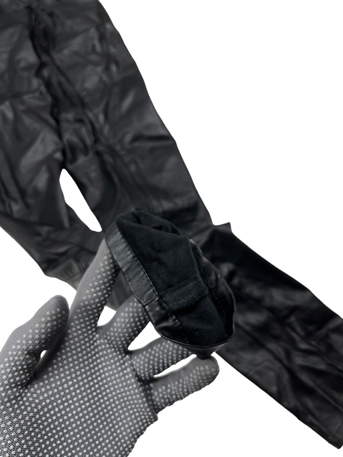 Japanese Brand Vintage Miss Sixty Faux Leather Pants Metal Logo y2k Size 25" / US 0 / IT 36 - 12 Thumbnail
