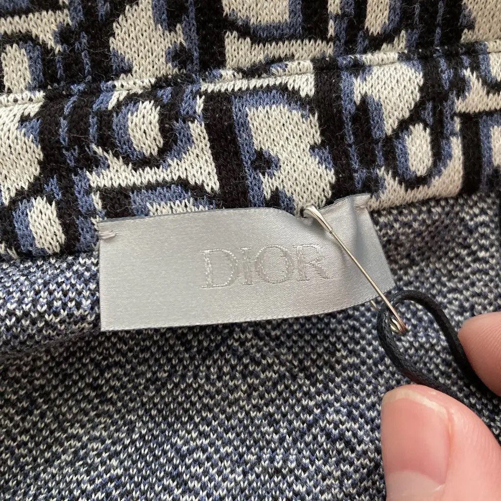Dior Dior Oblique Overshirt Navy Blue Cotton Jacquard Size US L / EU 52-54 / 3 - 6 Thumbnail