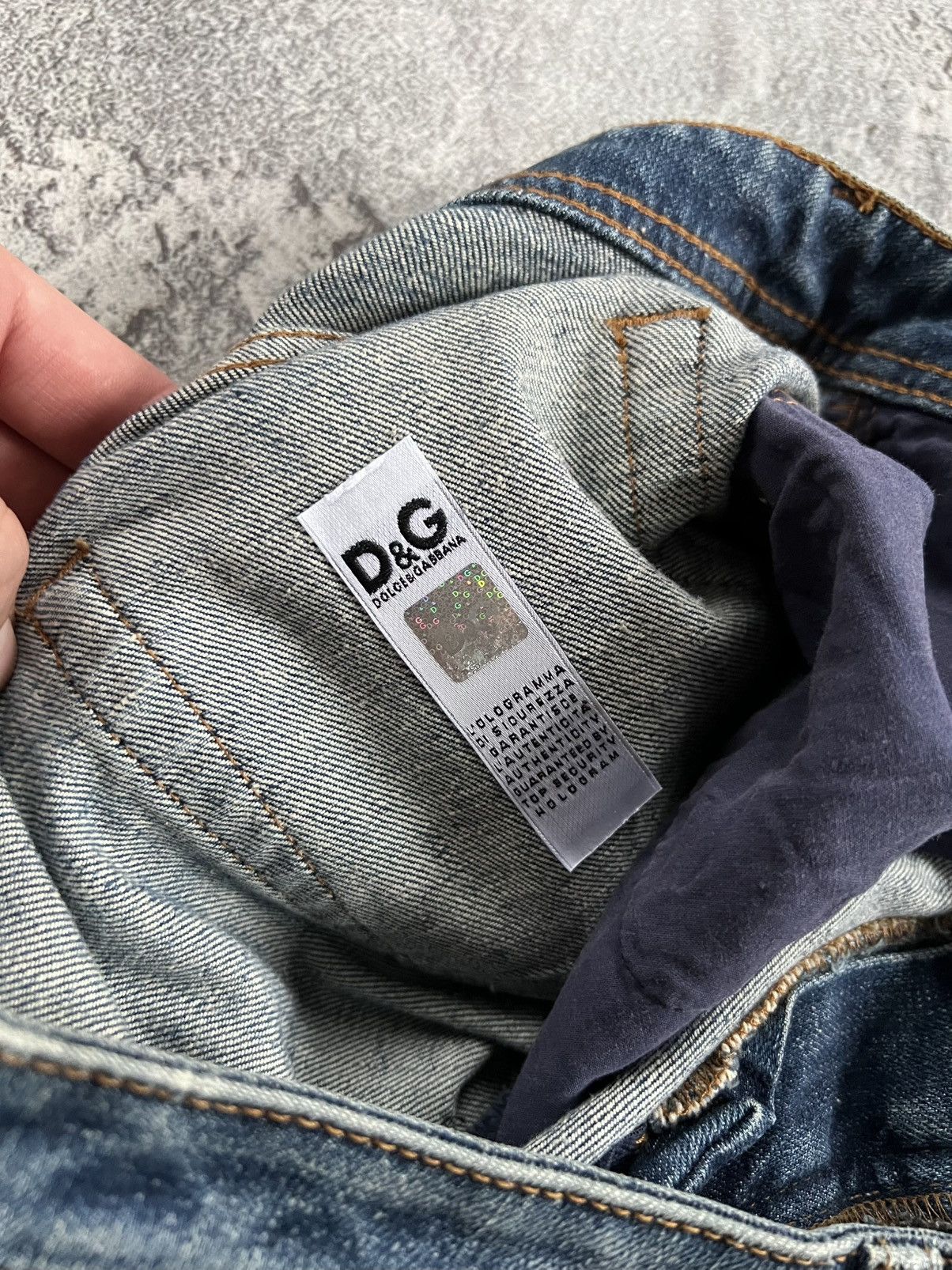 Dolce & Gabbana Dolce & Gabbana Distressed Jeans Womens Sz 29 Denim Pants Size 29" - 11 Thumbnail