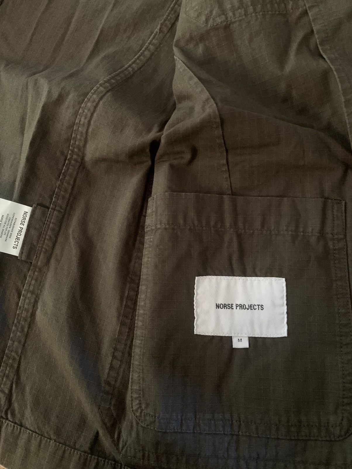 Norse Projects Army Green Technical Blazer Size 38R - 4 Thumbnail