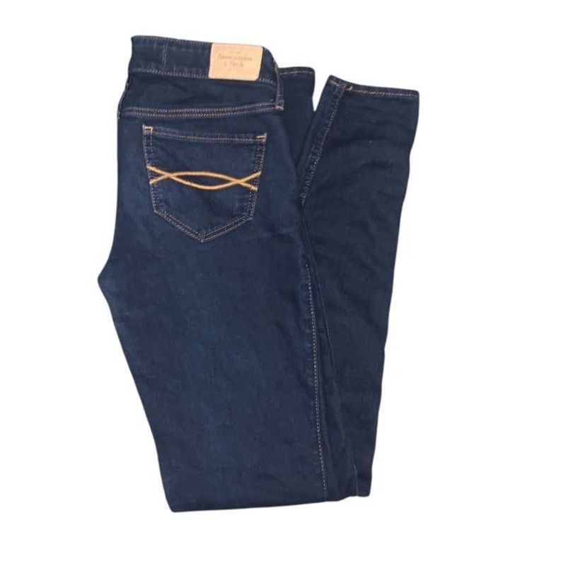 Abercrombie & Fitch Vtg Y2K Abercrombie & Fitch Low Rise Skinny Jeans 0R 25x29 Size 25" / US 0 / IT 36 - 1 Thumbnail