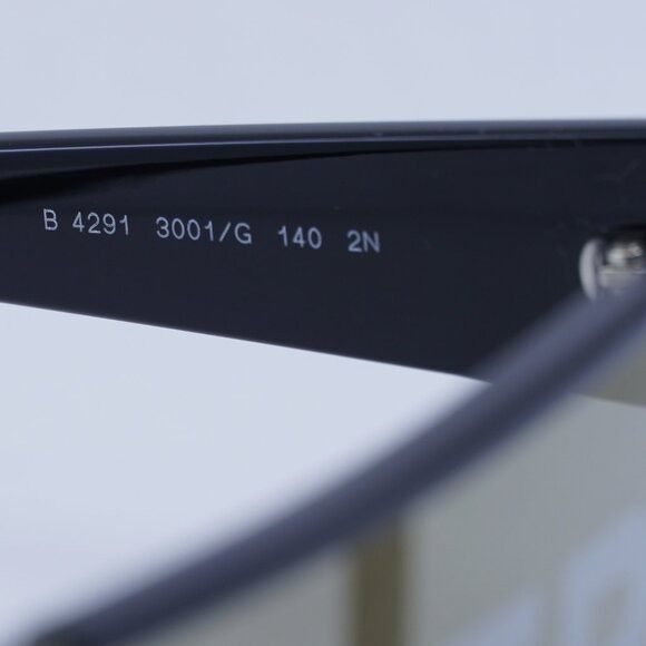 Burberry Burberry BE4291 3001/G Sunglasses Black Shield Frame Size ONE SIZE - 11 Thumbnail