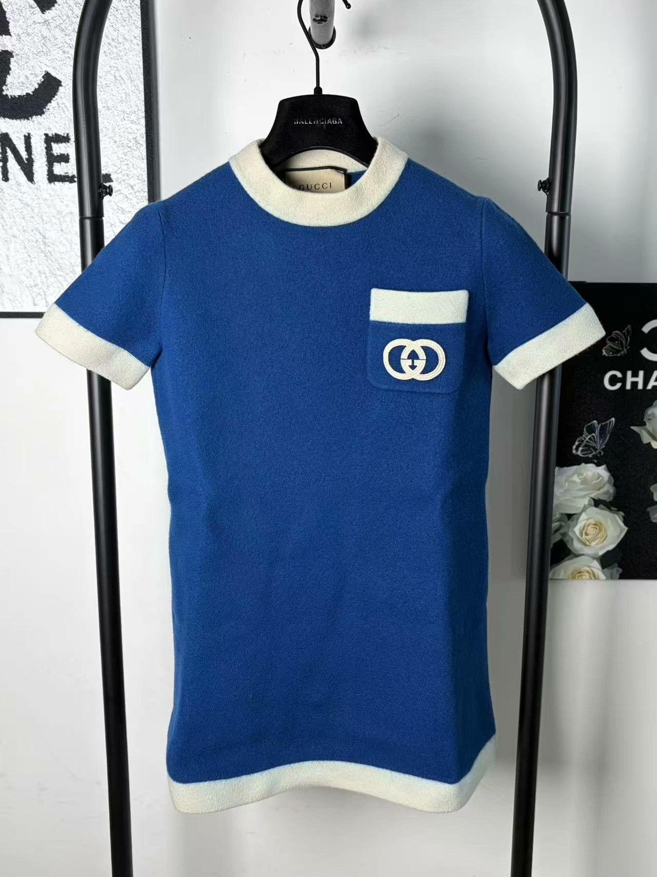 Gucci Gucci Wool White T-Shirt S Women Size S / US 4 / IT 40 - 1 Thumbnail
