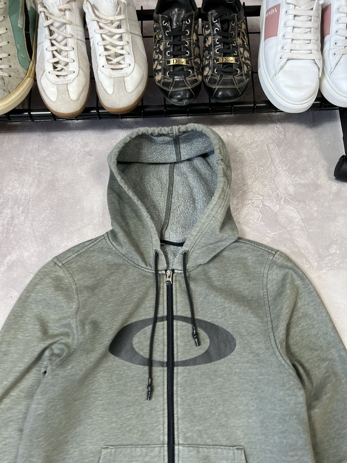 Vintage Vintage Oakley Y2k Zip Hoodie Size US M / EU 48-50 / 2 - 3 Thumbnail