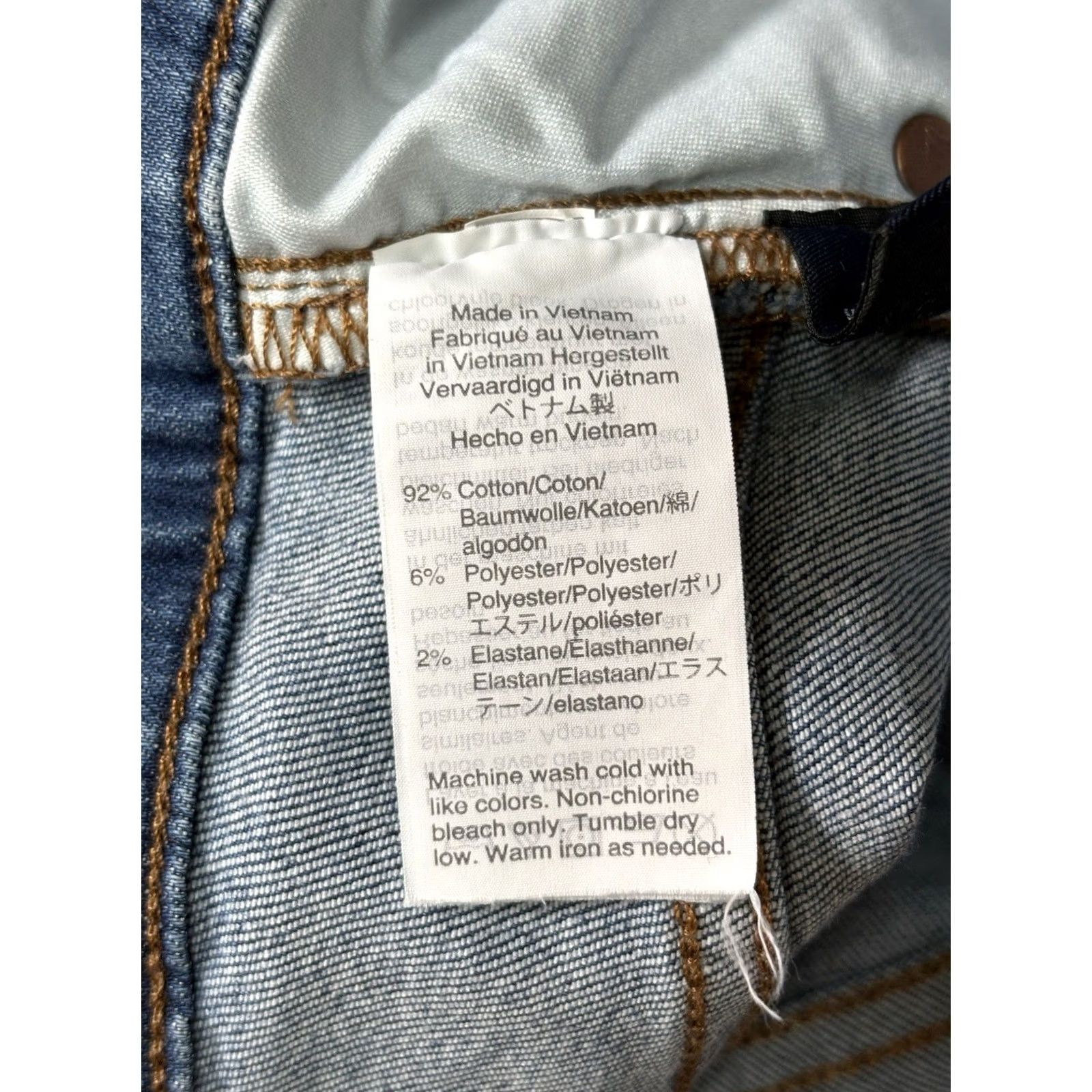 Madewell Madewell Jeans Women 34 P Curvy Skinny Crop High Rise Medium Wash Distressed Jeans Women Crop Skinny High Rise Medium Wash Distressed Size 24" / US 00 / IT 34 - 7 Thumbnail