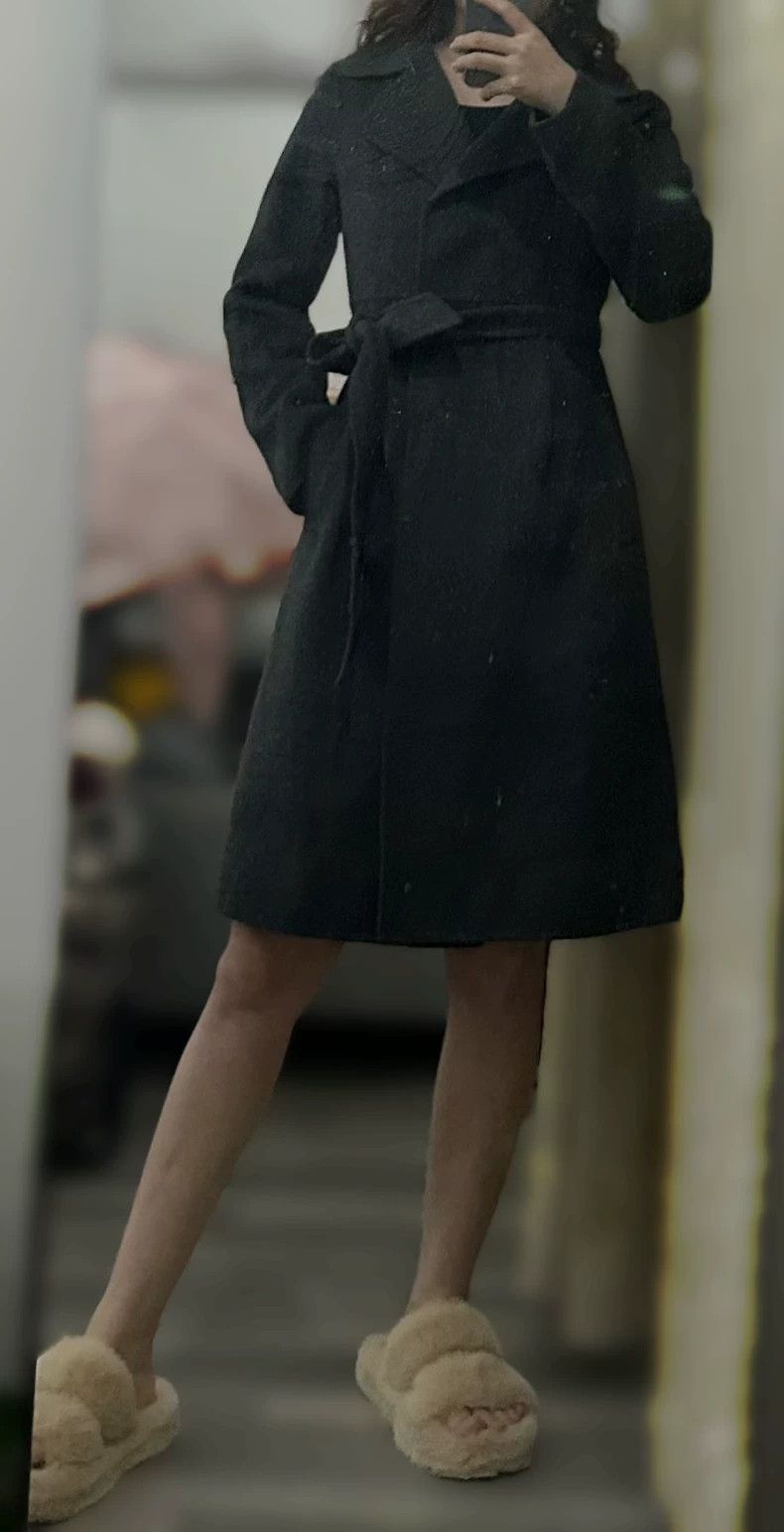 Max Mara Max Mara Studio black and grey hand-sewn coat Size S / US 4 / IT 40 - 9 Thumbnail