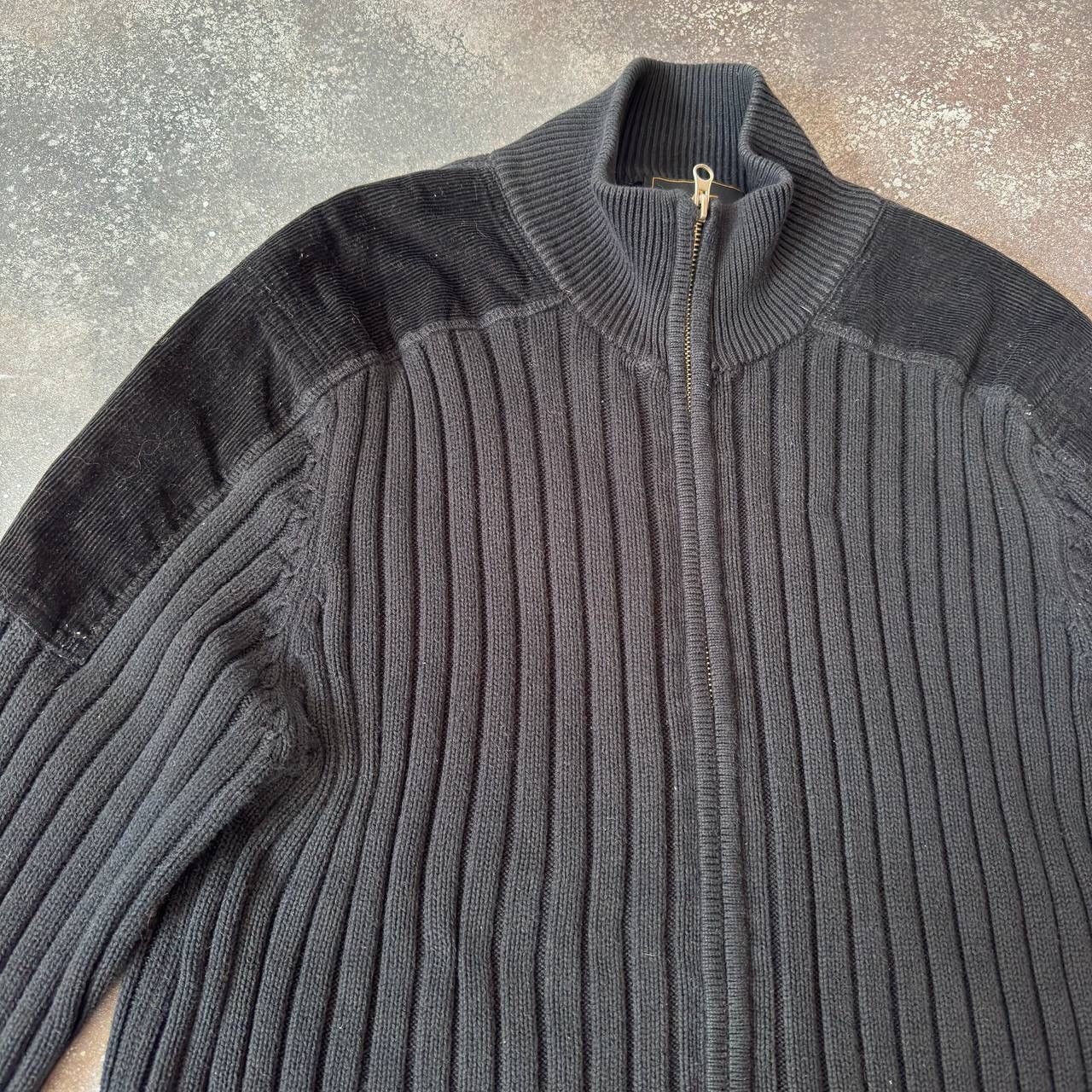 Alpha Industries Alpha Industries Vintage Ribbed Knit Zip Sweater Size US M / EU 48-50 / 2 - 6 Thumbnail