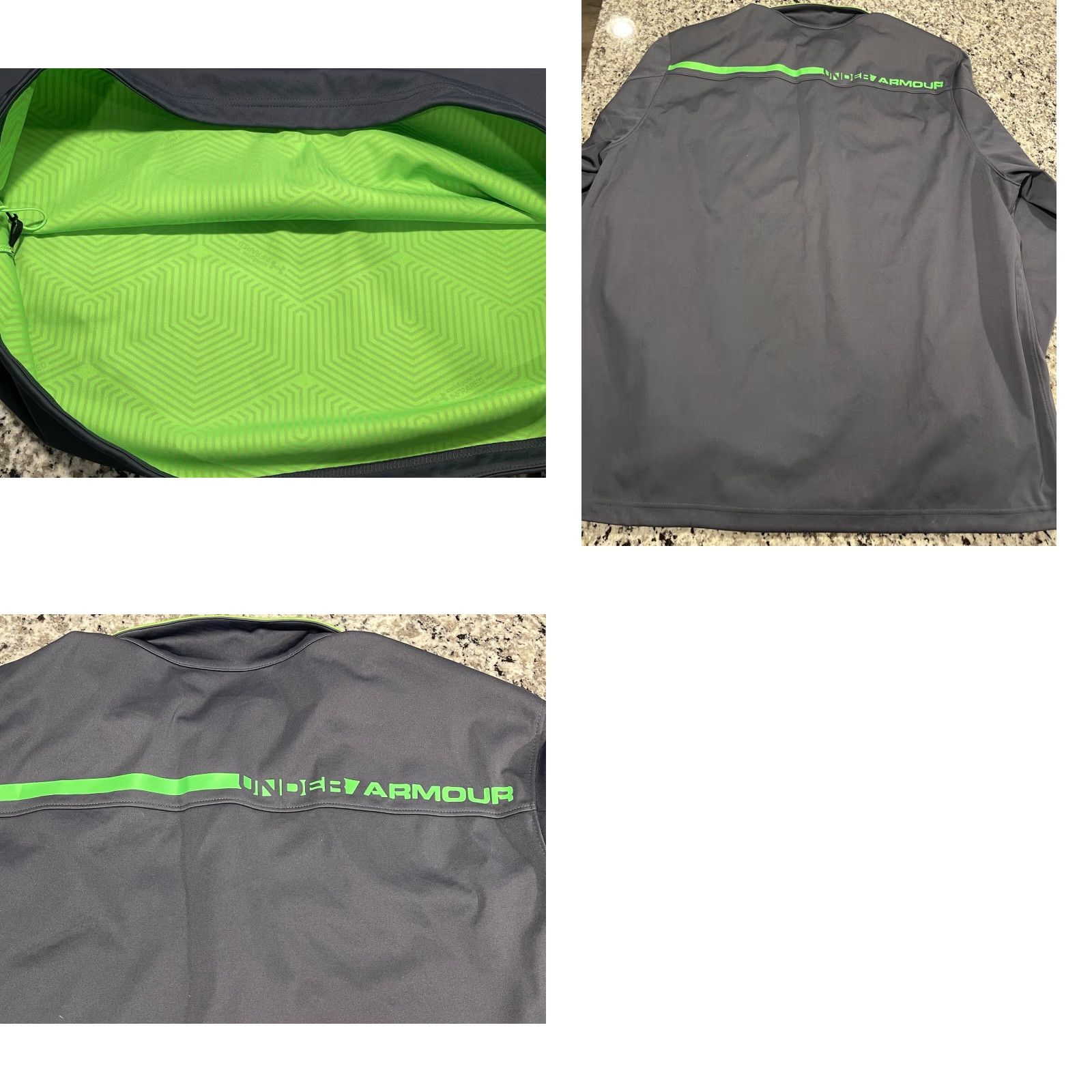 Under Armour UNDER ARMOUR STORM 2 GOLF JACKET Gray 1/4 Zip Men's 2XL-EUC Big & Tall Mens Size US XXL / EU 58 / 5 - 8 Thumbnail