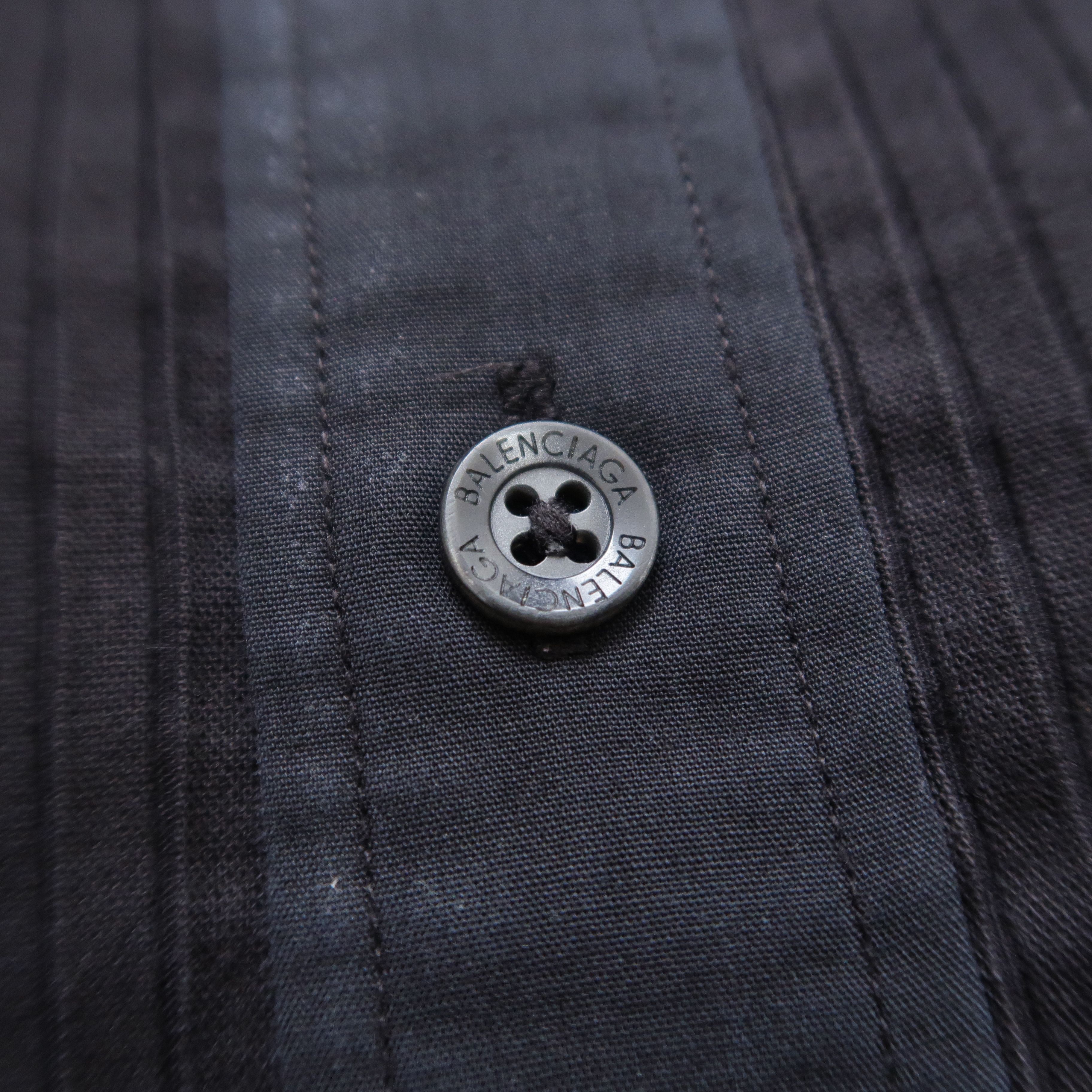 Balenciaga Vintage Balenciaga The Classic Psychedelic Pleats Shirt Size US M / EU 48-50 / 2 - 9 Thumbnail