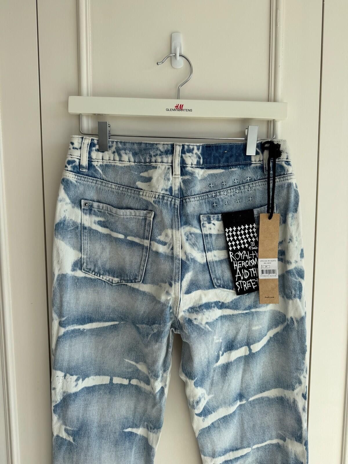 Ksubi new ksubi womens denim jeans nine o motley blue 29 11 Size 29" - 7 Thumbnail