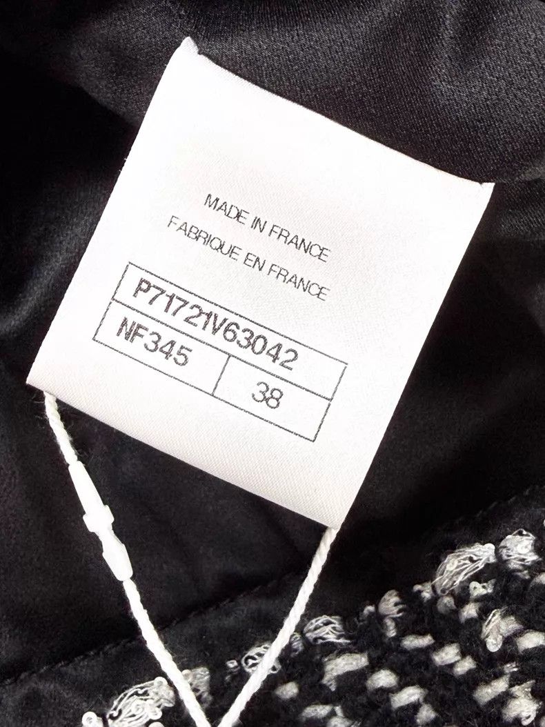 Chanel Chanel Plaid sequin stitching double-breasted long-sleeved Size XS / US 0-2 / IT 36-38 - 6 Thumbnail