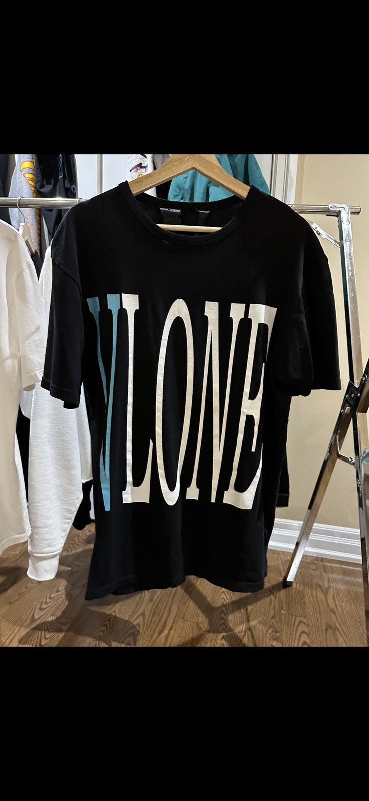 image of Vlone Staple T-Shirts in Black, Men's (Size Small)