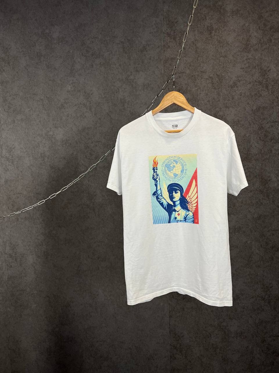 Obey Obey art big logo tee Size US M / EU 48-50 / 2 - 1 Thumbnail