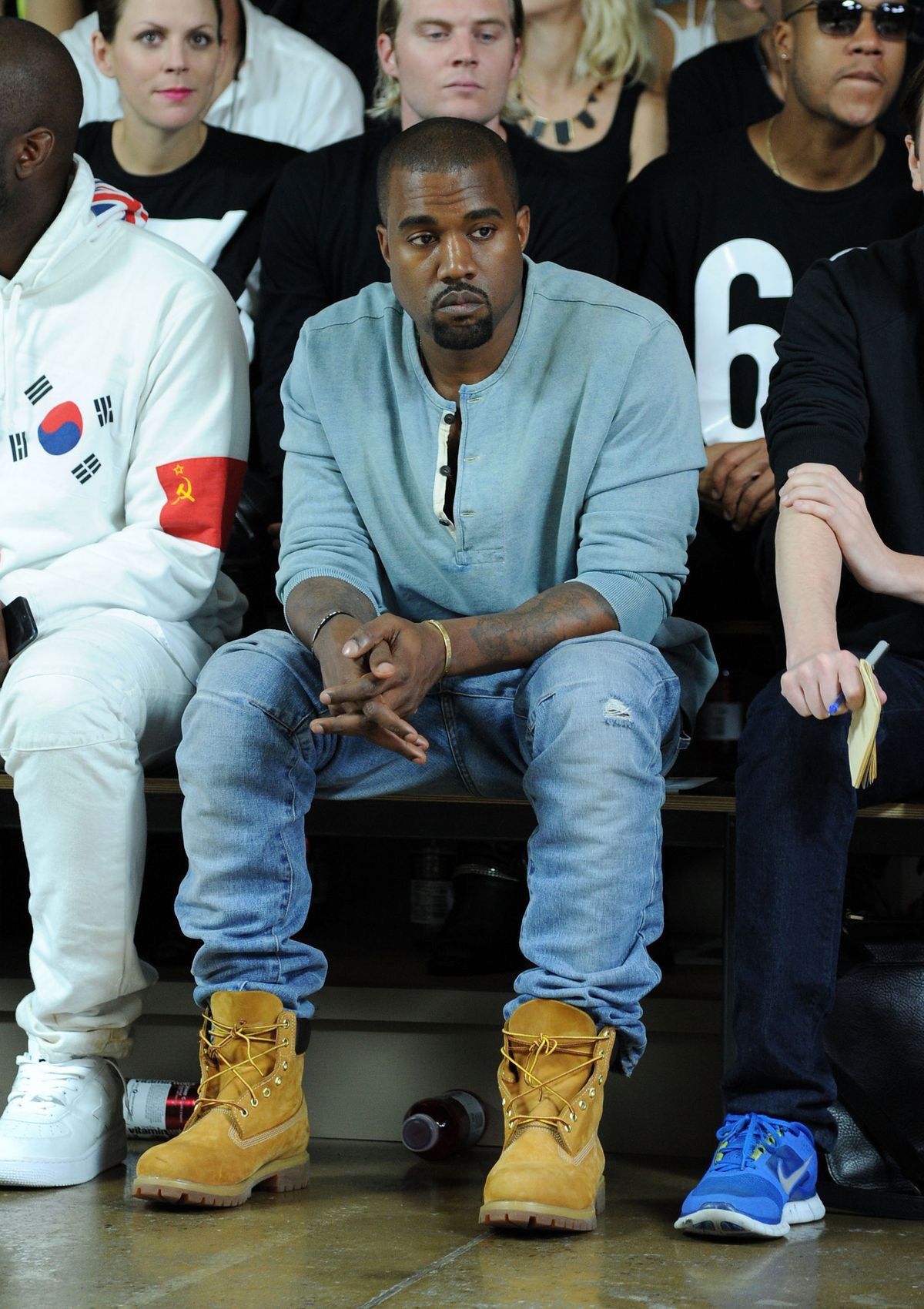 Balmain BALMAIN Decarnin FW 2011 Distressed Biker Denim Jeans Kanye Size US 30 / EU 46 - 3 Thumbnail