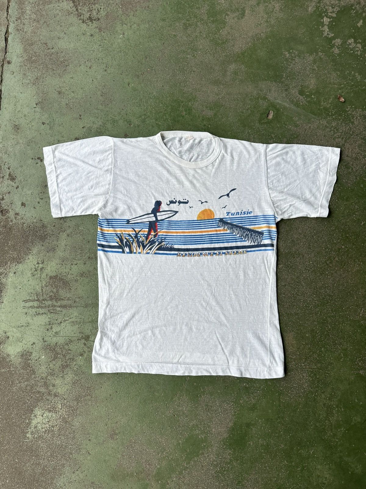 Vintage Vintage Tunisie 80s Tee Size US S / EU 44-46 / 1 - 1 Thumbnail