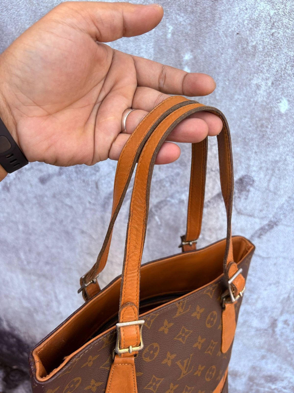 Louis Vuitton Vintage 80s Louis Vuitton Monogram Marais Bucket GM Tote Bag Size ONE SIZE - 7 Thumbnail