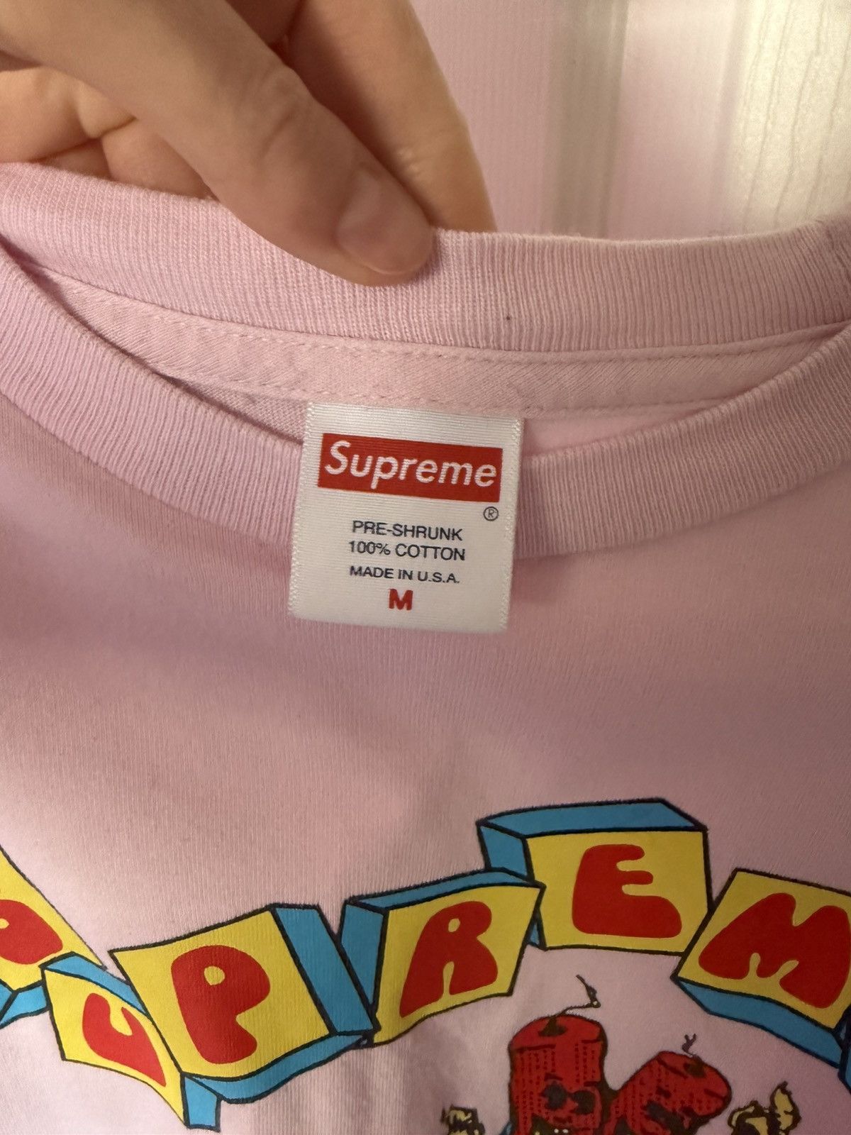 Supreme Supreme Dynamite Tee in “Light Pink” Size US M / EU 48-50 / 2 - 3 Thumbnail