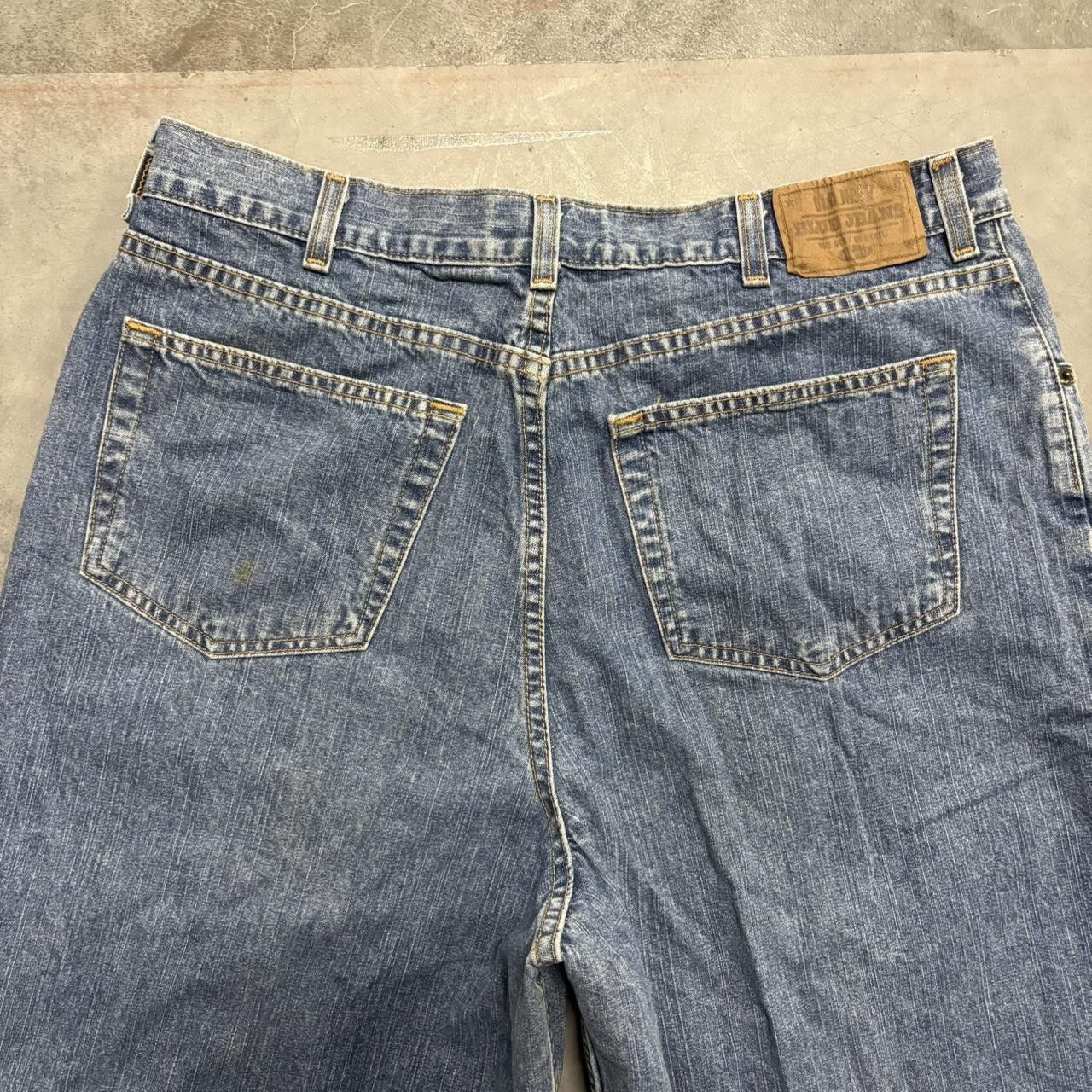 Old Navy Crazy Vintage Y2K/2000s Super Baggy Old Navy WideLeg Skater Style Medium wash Denim Jeans! Size US 36 / EU 52 - 6 Thumbnail