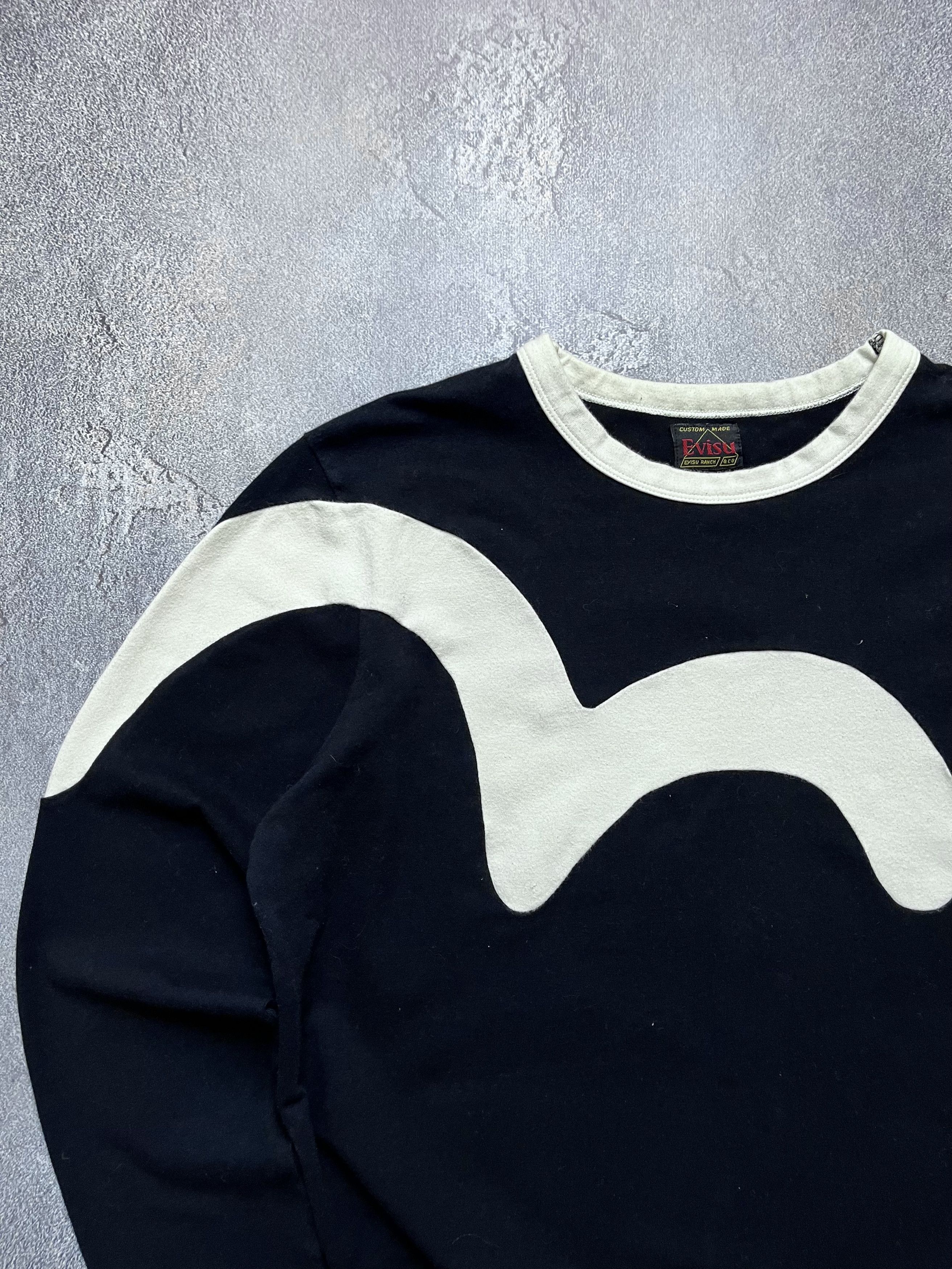 Evisu Vintage Long Sleeve Evisu Big Logo Y2K Mens M Size US M / EU 48-50 / 2 - 2 Thumbnail