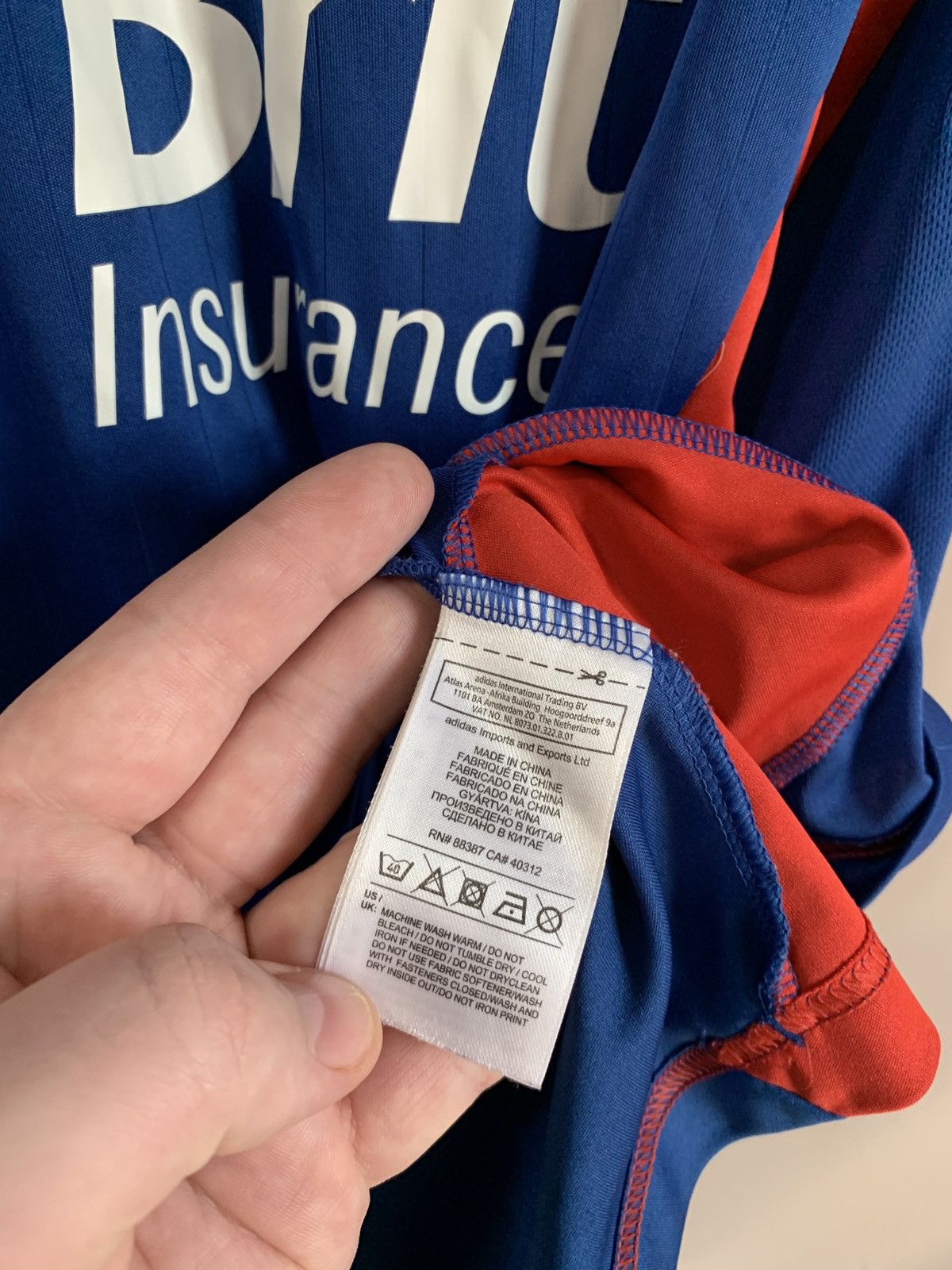Adidas England 2012 Home Cricket Shirt Adidas Jersey Size M Size US M / EU 48-50 / 2 - 10 Thumbnail
