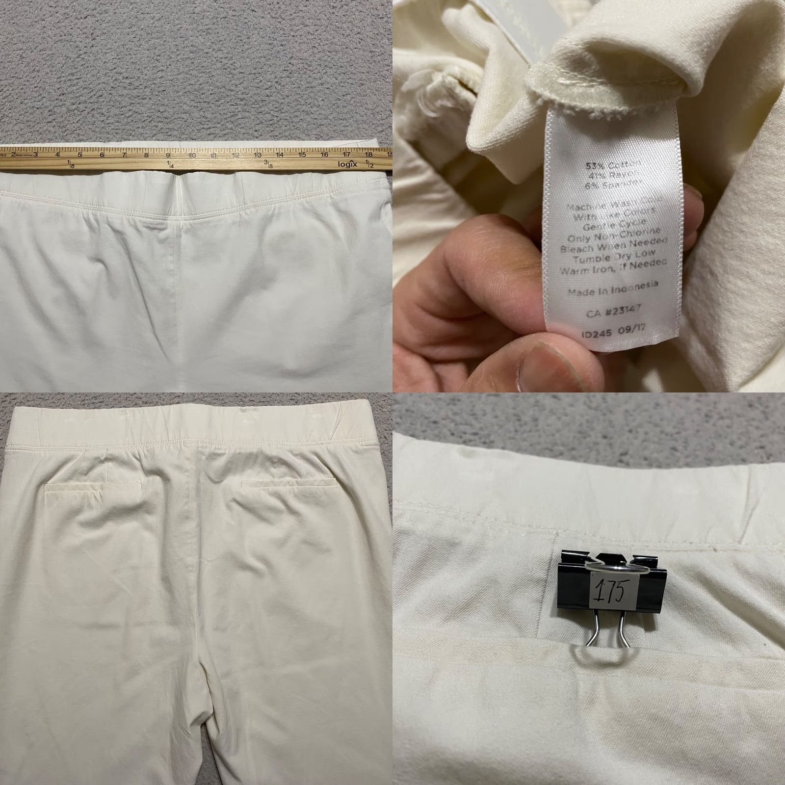 Talbots Talbots Womens 18 Tall Pants White Light Wash Skinny Ankle Pull On Chino Pants White Skinny 18 Tall Talbots Mens? Size 25" / US 0 / IT 36 - 8 Thumbnail