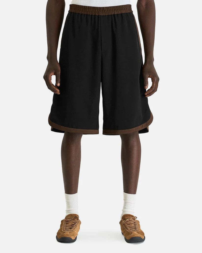 Wales Bonner o1s1v1r1oon0825 Ossie Shorts in Black Size US 32 / EU 48 - 1 Thumbnail