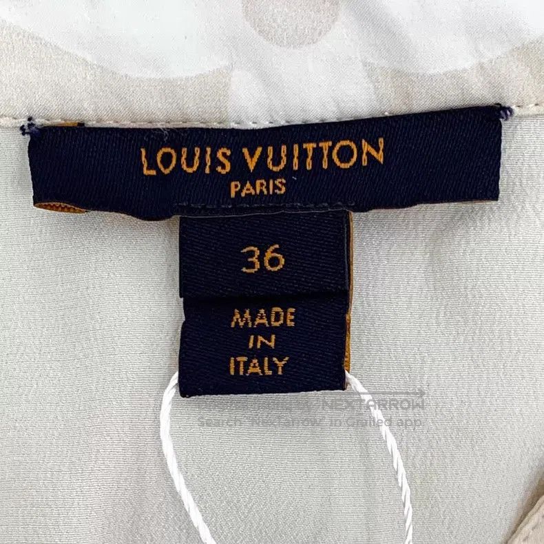 Louis Vuitton Louis Vuitton Orange gradient logo presbyopic full print m Size XS / US 0-2 / IT 36-38 - 6 Thumbnail