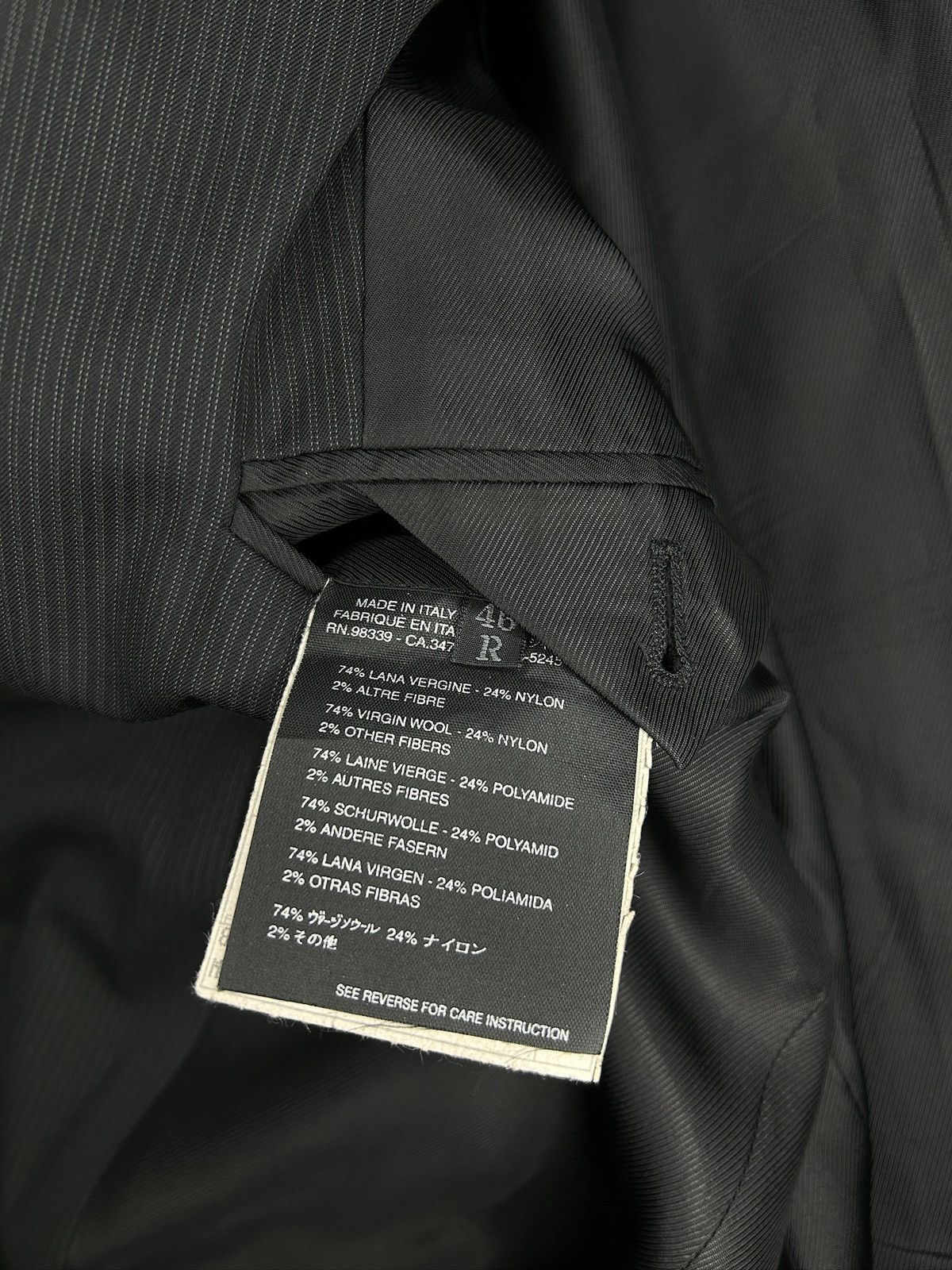 Prada 00s Stripe Suit Ensemble Size 46R - 10 Thumbnail