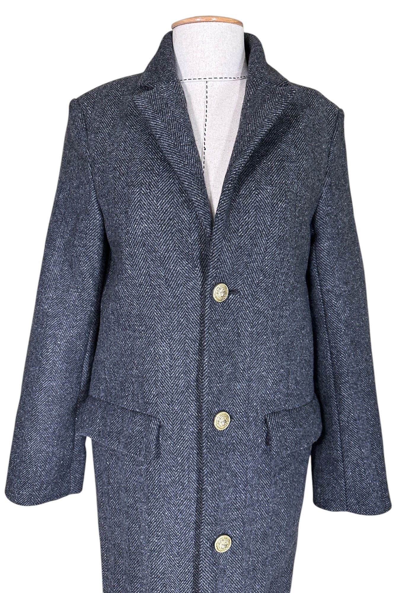 Zadig & Voltaire Mio Single-Breasted Coat Size S / US 4 / IT 40 - 5 Thumbnail