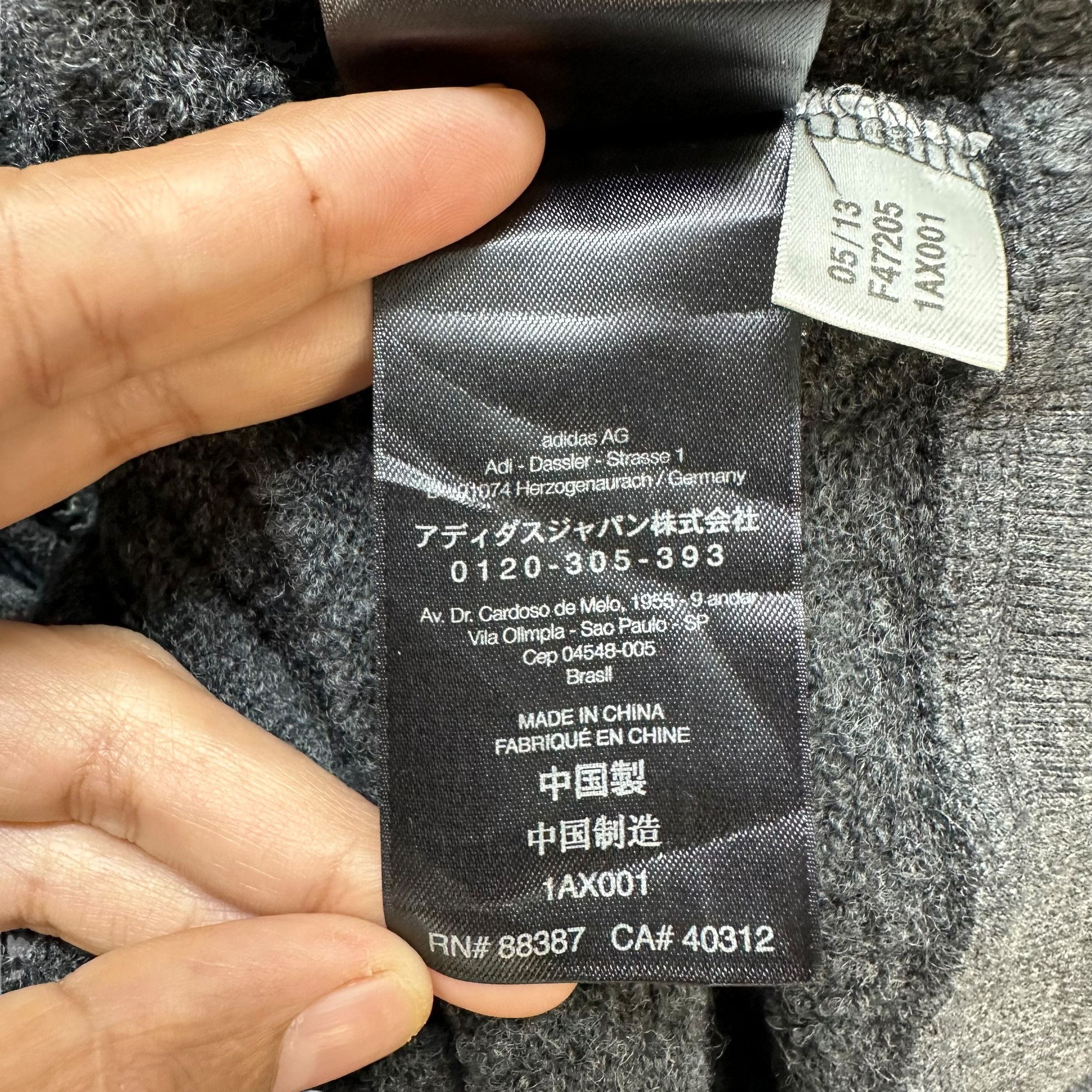 Adidas × Y-3 ADIDAS Y3 YOHJI YAMAMOTO Fullzip Hoodie Sweatshirt #A78-1898 Size US S / EU 44-46 / 1 - 13 Thumbnail