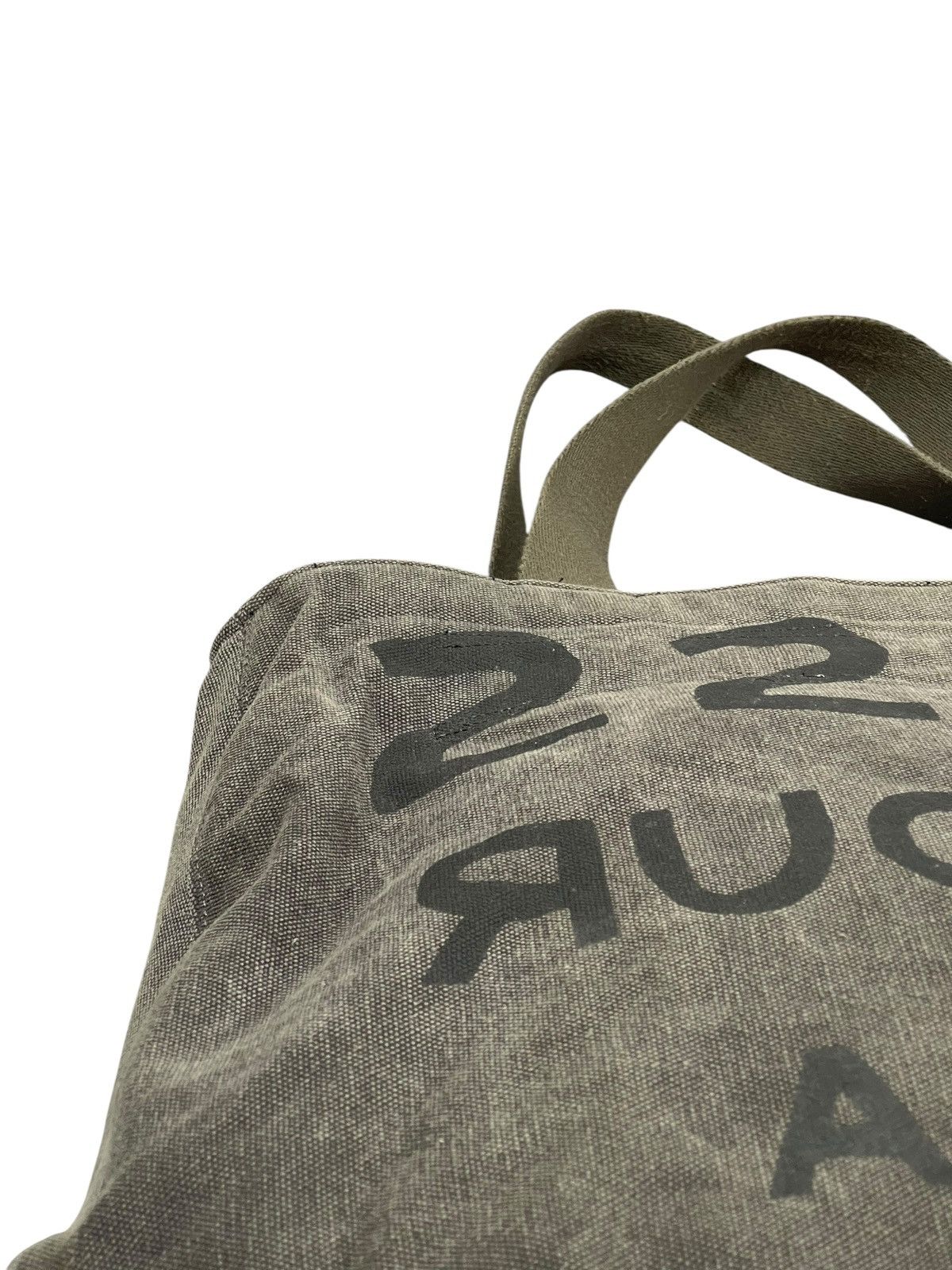 Other Cotton Canvas Leather 5 Preview Tote Shoulder Bag 8🟩 Size ONE SIZE - 11 Thumbnail