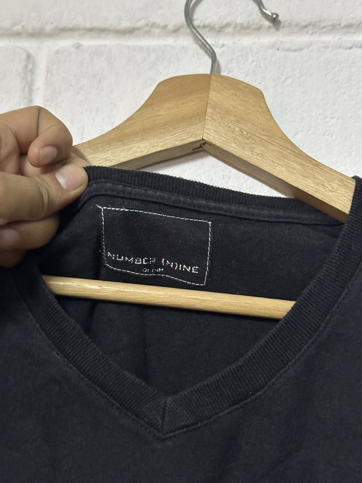 Number (N)ine Number (N)ine Denim Music Single Pocket T Shirt Size US M / EU 48-50 / 2 - 4 Thumbnail